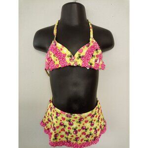 Tropic Sun Baby Yellow Pink Ladybug Bikini Size 12 Months